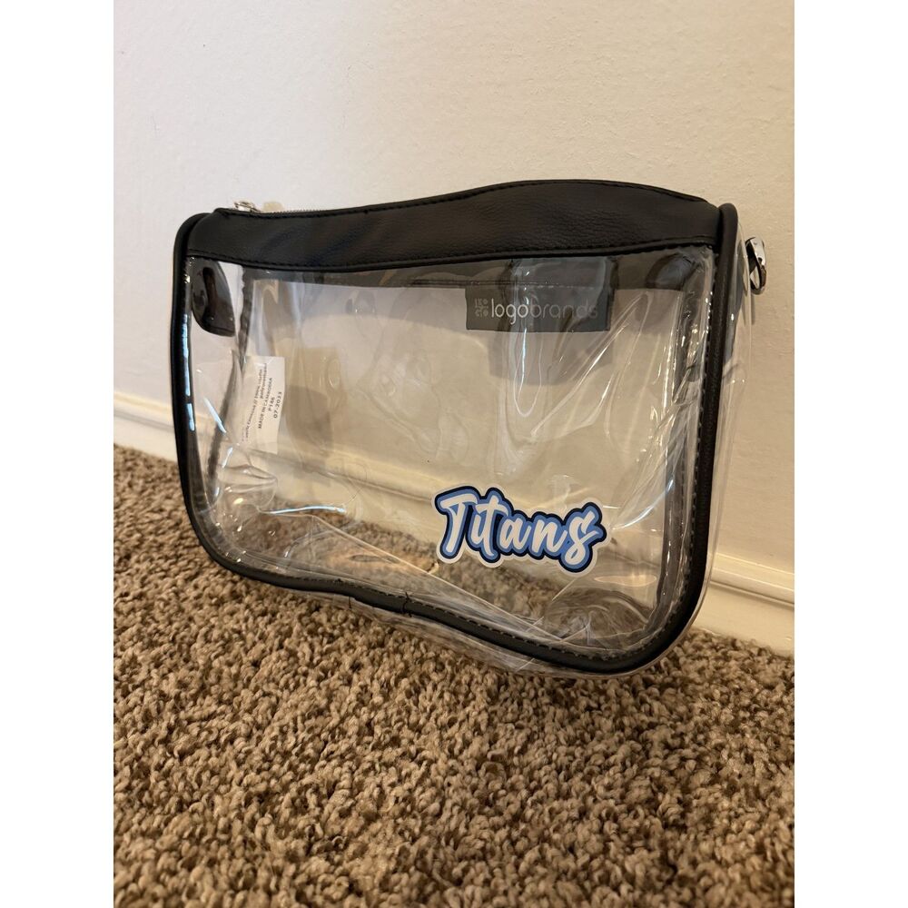 Tennessee Titans Women's clear Stadium Bag Purse